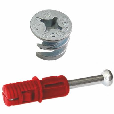 ST01/52/6/RdZn/01 Эксц. стяж.15*12мм, дюбель быстр. монтаж